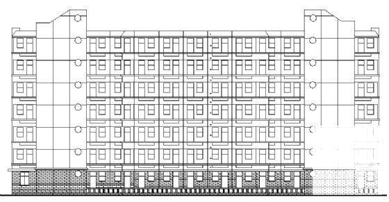 7层学生宿舍建筑方案设计CAD图纸（节点详细） - 2