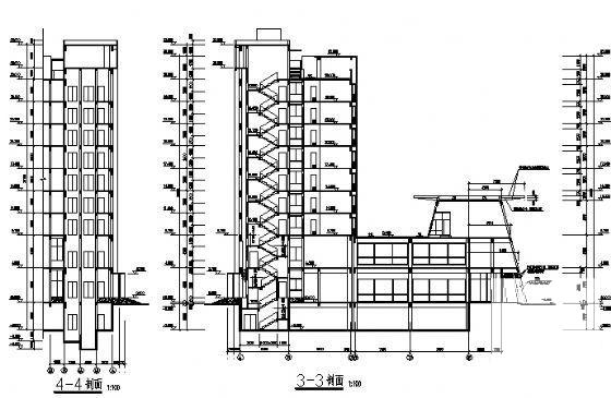 十里彩云间A座9层住宅楼建筑方案设计CAD图纸（框剪结构） - 2