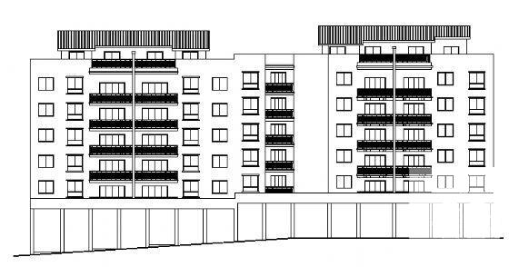 荣泰春天7层住宅楼建筑CAD施工图纸 - 4