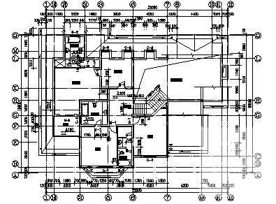 2层小别墅建筑CAD图纸 - 1