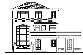 3层小户型别墅建筑CAD图纸 - 3