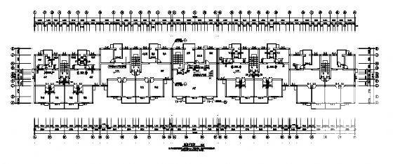 砖混结构6层住宅楼建筑CAD施工图纸 - 2