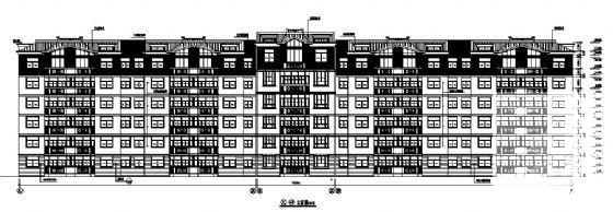 砖混结构6层住宅楼建筑CAD施工图纸 - 4