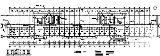 中学3层学生公寓建筑CAD施工图纸 - 4