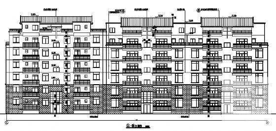 塞纳河住宅小区6号楼建筑CAD施工图纸 - 4