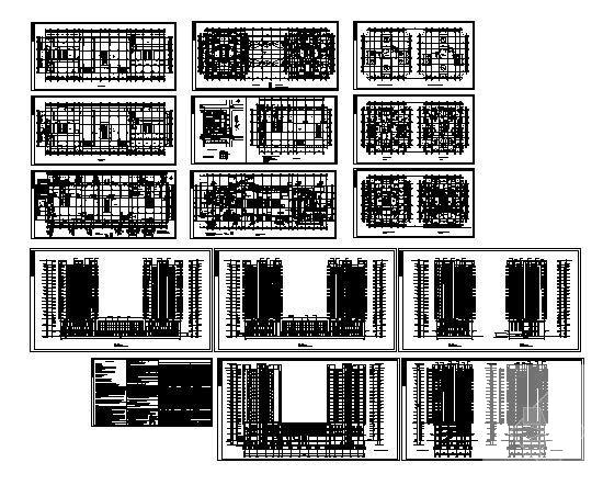 框剪结构18层商住楼建筑方案设计CAD图纸 - 2