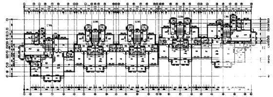 6层住宅楼建筑CAD施工图纸 - 2