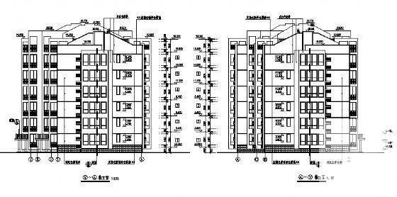 6层住宅楼建筑CAD施工图纸 - 3