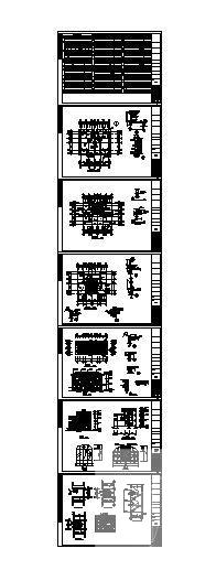 小型3层别墅建筑CAD施工图纸 - 4