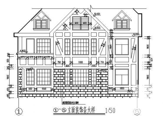 3层别墅建筑CAD图纸 - 1