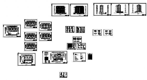 12层框架结构住宅楼建筑施工CAD图纸（框架结构） - 2