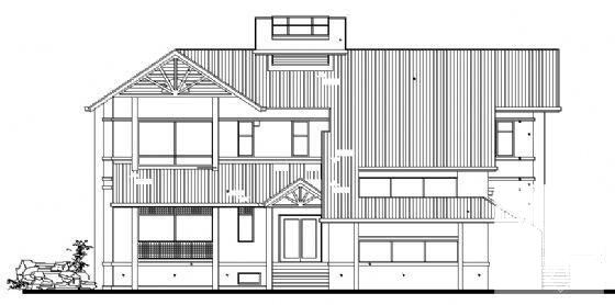 2层砌体结构别墅建筑CAD施工图纸 - 2