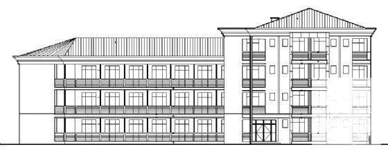 精美4层宿舍楼建筑CAD施工图纸 - 3