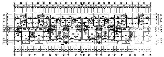 砖混结构底商6层住宅楼建筑施工CAD图纸 - 4