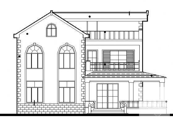 农村3层小型住宅楼设计CAD施工图纸 - 1