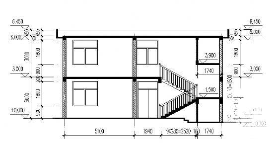 私人住宅建筑结构CAD施工图纸 - 1