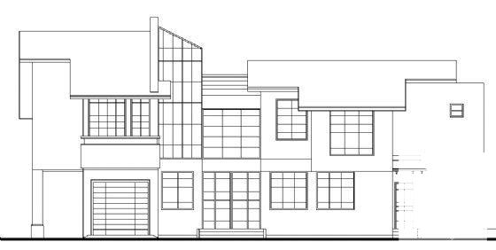小别墅建筑CAD图纸 - 1