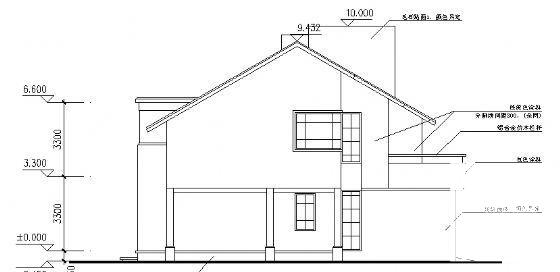小别墅建筑CAD图纸 - 3