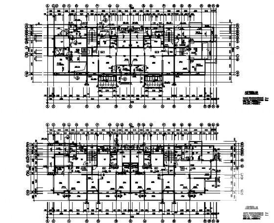 7层住宅楼建筑施工CAD图纸 - 1