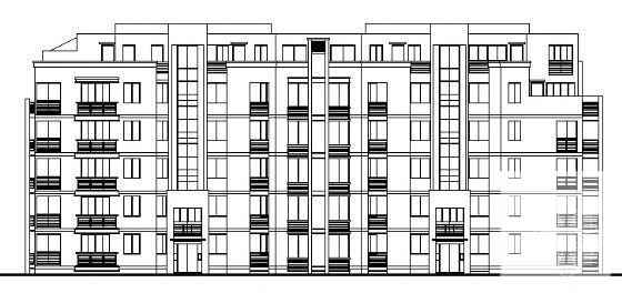 7层住宅楼建筑施工CAD图纸 - 3