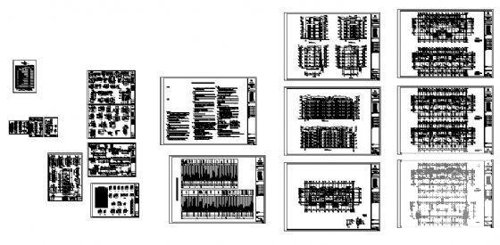 7层住宅楼建筑施工CAD图纸 - 4