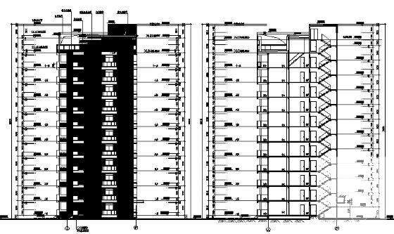 11层住宅楼建筑方案设计CAD图纸 - 2