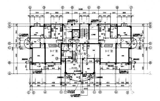 11层住宅楼建筑方案设计CAD图纸 - 3