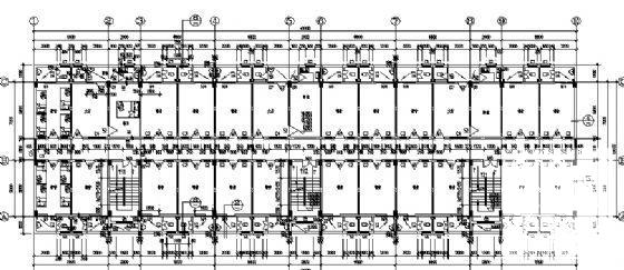 职工6层公寓建筑CAD施工图纸 - 1