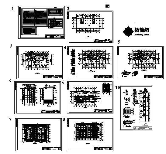 米易县嘉汇新城小区商住楼二期建筑方案设计CAD图纸 - 3