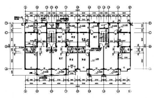 米易县嘉汇新城小区商住楼二期建筑方案设计CAD图纸 - 4