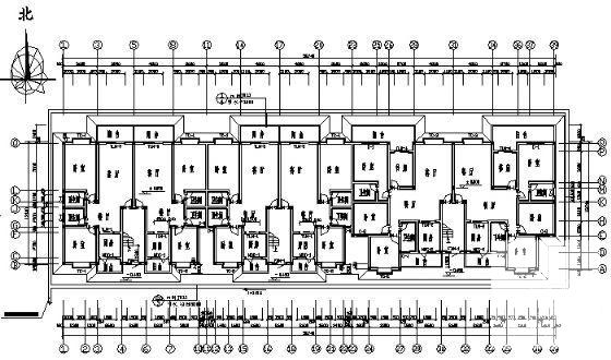 丽景苑小区7层住宅楼CAD施工图纸 - 2