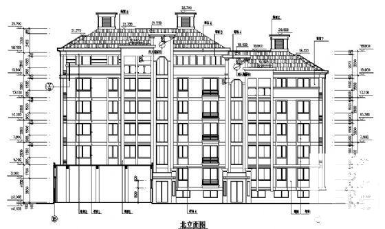 6层住宅楼建筑CAD施工图纸 - 3