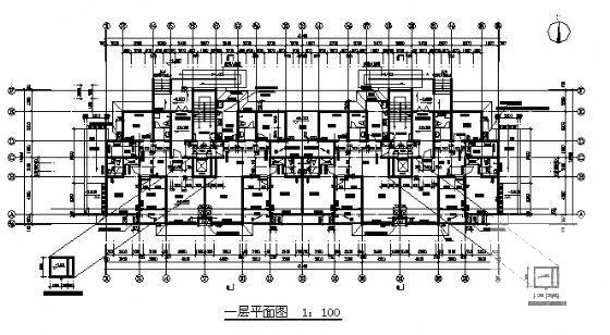 10层住宅楼建筑CAD施工图纸 - 4