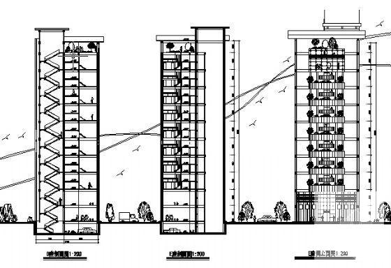 11层住宅楼建筑方案设计CAD图纸 - 3