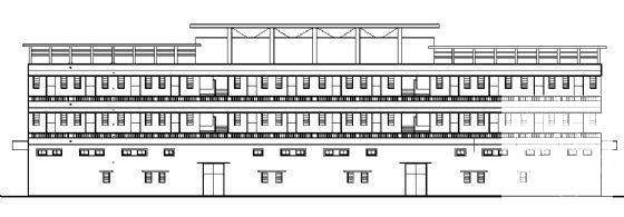 乡村3层综合楼建筑CAD施工图纸 - 1
