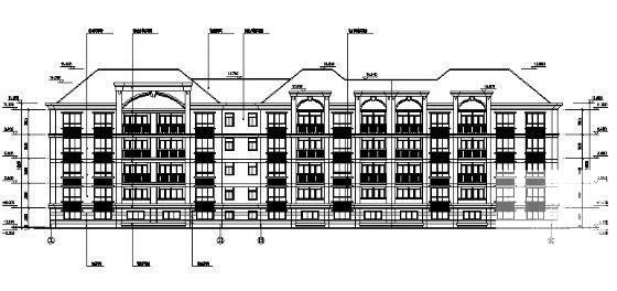 小区10号住宅建筑方案设计CAD图纸 - 3