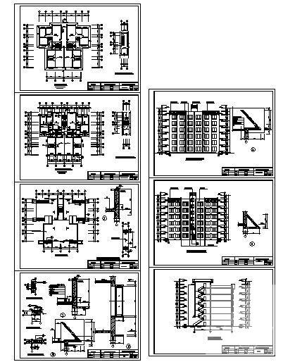 城市汽车运输总公司拆迁安置房建筑方案设计CAD图纸 - 4