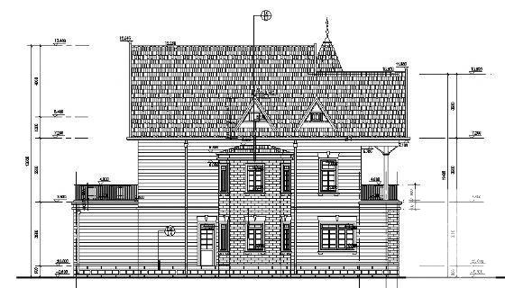 3层别墅建筑结构水暖电CAD施工图纸（砌体结构） - 1