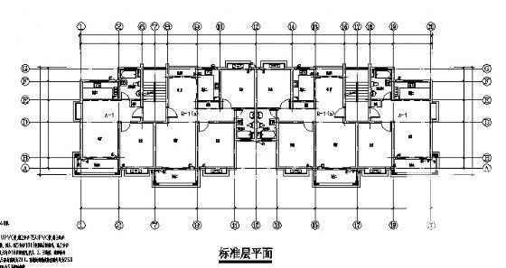 小区8号住宅建筑方案设计CAD图纸 - 1