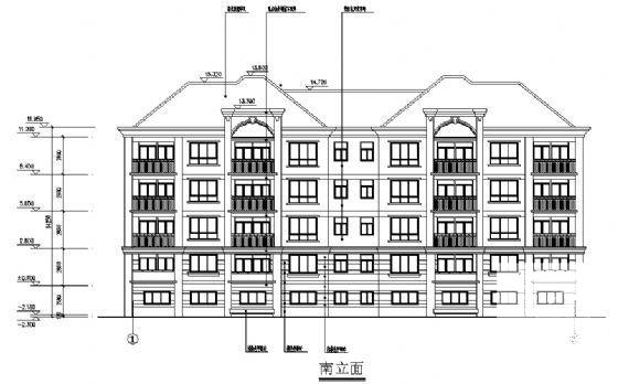 小区8号住宅建筑方案设计CAD图纸 - 2