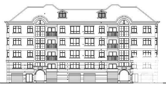 小区8号住宅建筑方案设计CAD图纸 - 3