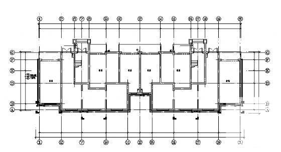 小区8号住宅建筑方案设计CAD图纸 - 4