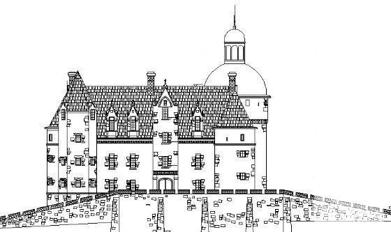 3层法国古典别墅建筑CAD施工图纸（砌体结构） - 4