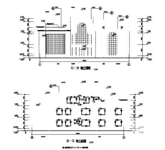 3层别墅型办公楼建筑CAD施工图纸 - 3