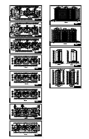 12层小高层住宅楼建筑方案设计图纸（框剪结构） - 2