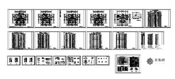 塔式高层CAD施工图纸 - 3