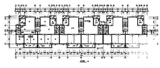 5层住宅楼建筑CAD施工图纸 - 4