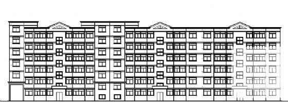 6层住宅楼建筑设计CAD图纸 - 3