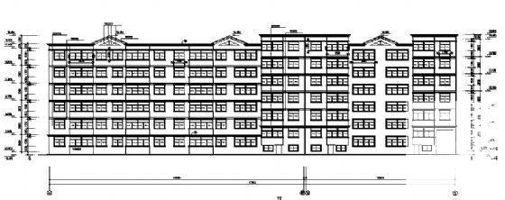 6层住宅楼建筑设计CAD图纸 - 4