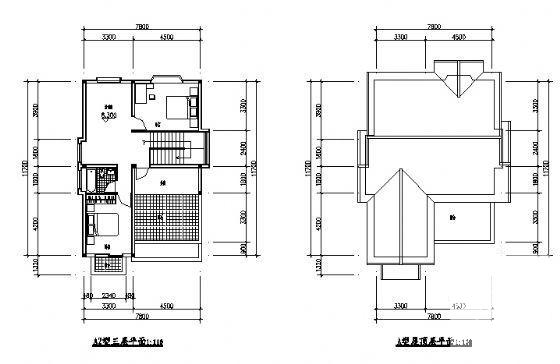 砌体结构村镇建设住宅方案设计CAD图纸 - 4